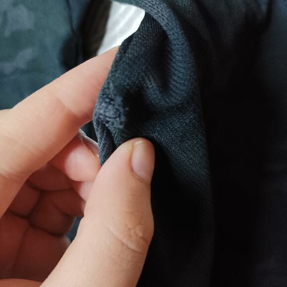 Spanx Look at Me Now Leggings Gray Camo High Waist Crop - Picture 3 of 5